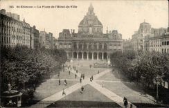 Saint Etienne - the Place of the Town hall - CPA