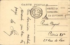 Astronomical Strasbourg CPA Clock of the cathedral