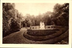 CPA the garden of Buissonnets