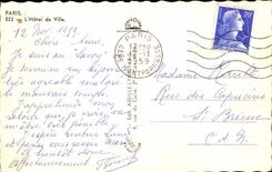 Paris CPA Hotel de ville