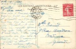 Paris - La Bourse - Autobus - CPA 