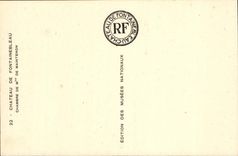 Fontainebleau - Room of Mister de Maintenon - CPA