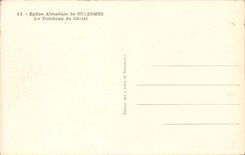 Solesmes - Abbey church - the Tomb of Christ - CPA