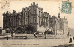 Saint German in Bush hammer - the Castle - CPA