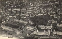 Fontainebleau CPA Seen in the plane the castle