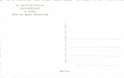 Saint Bertrand de Comminges CPA the cloister Pillar of the Four Evanlegistes