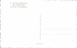 Saint Bertrand de Comminges CPA Gate of the cathedral