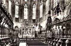 Saint Bertrand de Interior Comminges CPA of the cathedral the Master furnace bridge and stalls