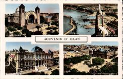 Algeria CPA Souvenir of Oran
