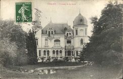 Chagny CPA Chaetau of the station