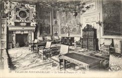Fontainebleau - the Living room of François I er - CPA