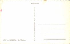 Rennes - Le Theatre - CPA 