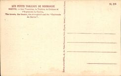 Dieppe - kleine Tabellen von Normandie - Drehkopfe das Theater das Schloss und der Esplanade - CPA