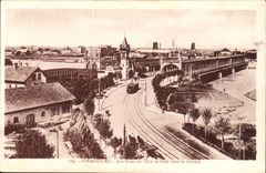 Strasbourg - Strassburg - Bridges of the Rhine and Kehl in the distance - CPA