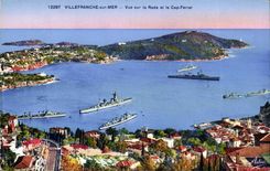 CPA Villefranche on Sea Seen on the roads and the Cape Ferrat