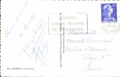 CPSM Lourdes swimming pools