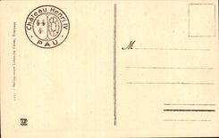 CPA Pau das Schloss das Schlossbett von Henri IV