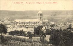 Fecamp - Ansicht und die Kirche von der alten Abtei - CPA