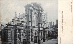 Le Havre - die Kirche Notre Dame CPA