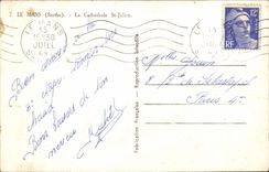 Mans - Cathedral St Julien CPA