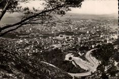Toulon - View and the Road and of Super Faron CPA