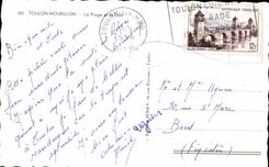 Toulon Mourilon - the Beach and Lido CPA