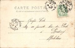 Toulon - Train station CPA