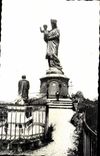 Le Puy CPA Statue de Notre Dame de France et statue de Monseigneur Morlhon