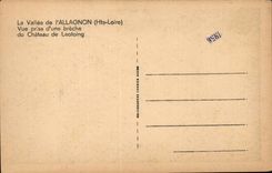 CPA the valley of Allagnon Seen from of a breach of the castle of Leotoing