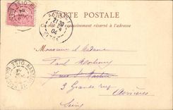 Seitliche Wand Reims-CPA des Kirche Saint Remi