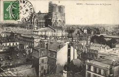 Panorama Reims-CPA Saint genommen von Jacques