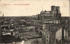 Westliches Nordpanorama Reims-CPA