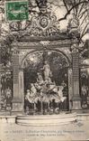 Nancy CPA Fontaine d'Amphitrite par Guibal et Cyffle grille de Jean Lamour