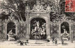 Nancy CPA Place Stanislas Grille en fer forge de Jean Lamour Fontaine de Neptune