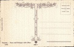 CPA Italy Italy Venezia Torre LED Orologio paved Piazetta