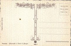 CPA Italy Italy Venezia Piazetta E insulated S Giorgio