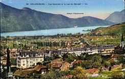 Ansicht Aix-les-BainsCPA und der See von Le Bourget