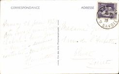 CPA Surroundings of Annecy Talloires Seen on the cave of the birds