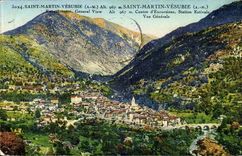 Saint Martin Vesubie - alt 967 Estival arises - View - CPA