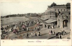 Biarritz - La Plage - CPA 