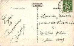 Perpignan CPA Le CAstillet (Cafe de la Poste)