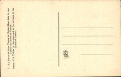 CPA Statue von Sainte Therese des Jesus-Kindes im Gericht des Hereinkommens von CAmrel de Lisieux