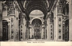 Italien Italien Rom CPA Basilica di S Pietro