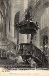 Paris 5 - Church Saint Etienne of the Dead one - the pulpit - CPA