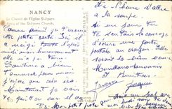 Nancy - Le Cheval de l'Eglise St Epvre - CPA 