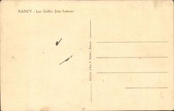 Nancy - Place Stanilas - Les Grilles Jean Lamour - CPA 