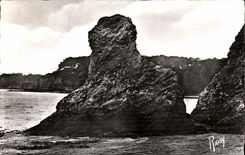 Saint Nazaire - auf dem Mass Bonne Handgriff hat - Felsen des Lowes CPA