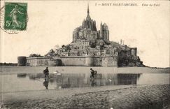 Mont Saint Michel CPA Cote is (sinning)