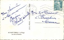 Ault Onival CPA the beach seen of the terrace