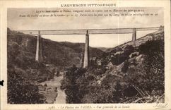 Auvergne CPA Viaduct of Insipid View of Sioule
